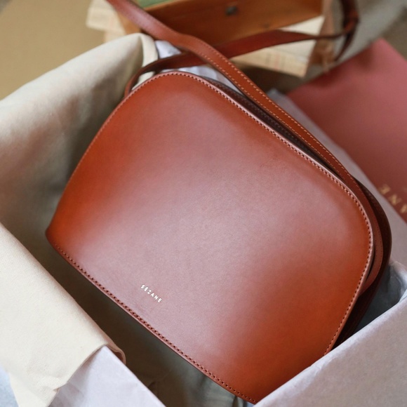 Sezane Handbags - NWT Sezane Victor Bag in Smooth Chocolate